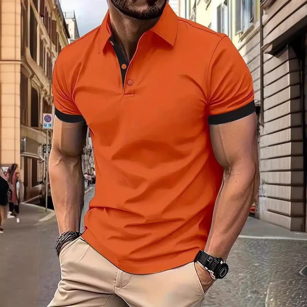 Men's Short Sleeve Summer Casual Polo Shirts
