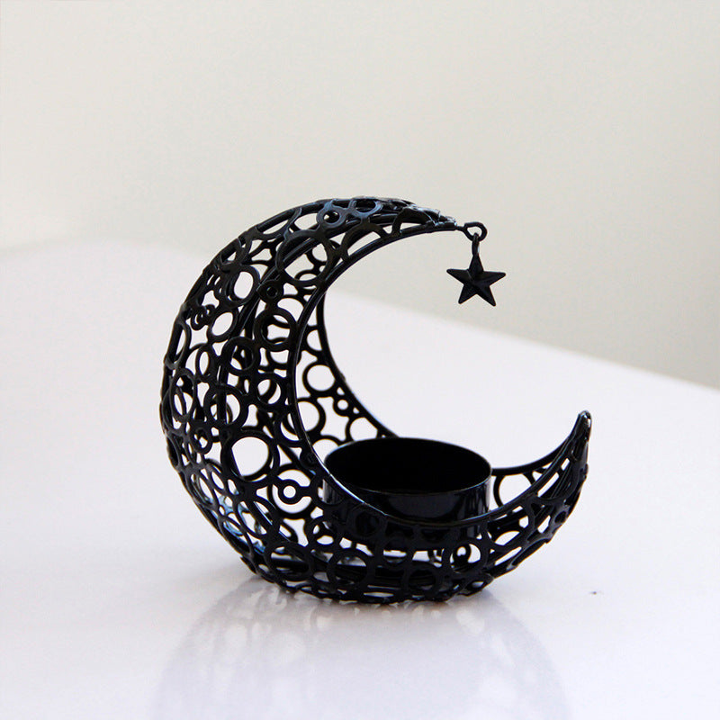 Crescent Moon Candle Holder, Modern Style