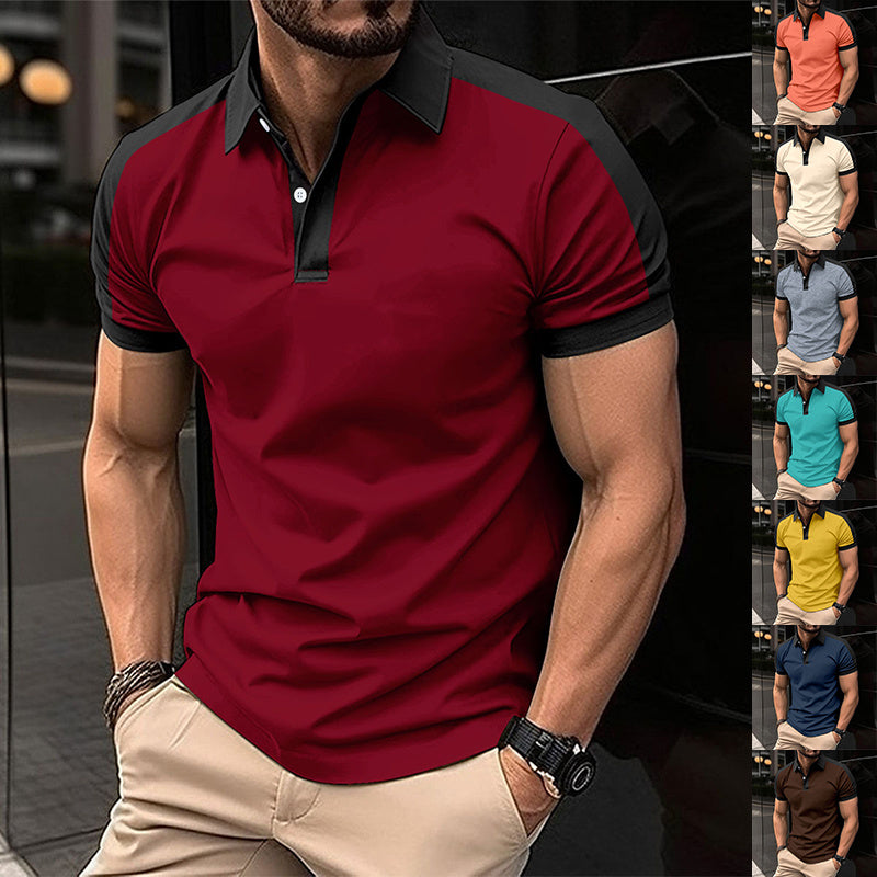 Men's Short Sleeve Summer Casual Polo Shirts
