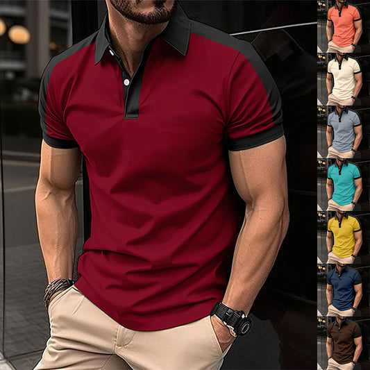 Men's Short Sleeve Summer Casual Polo Shirts