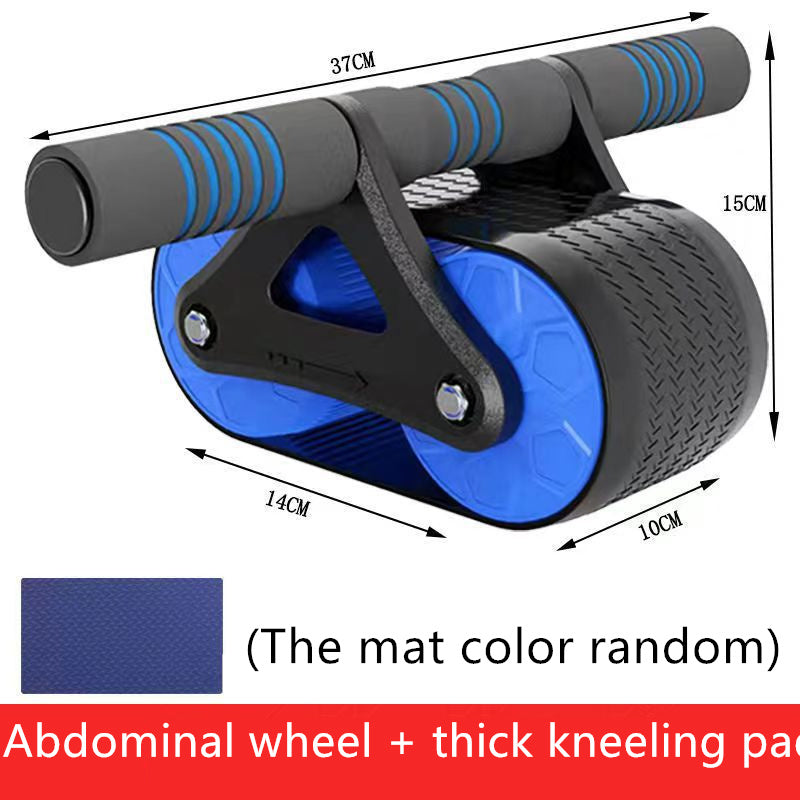 Double Wheel Abdominal Exerciser for Women and Men for Home Workout